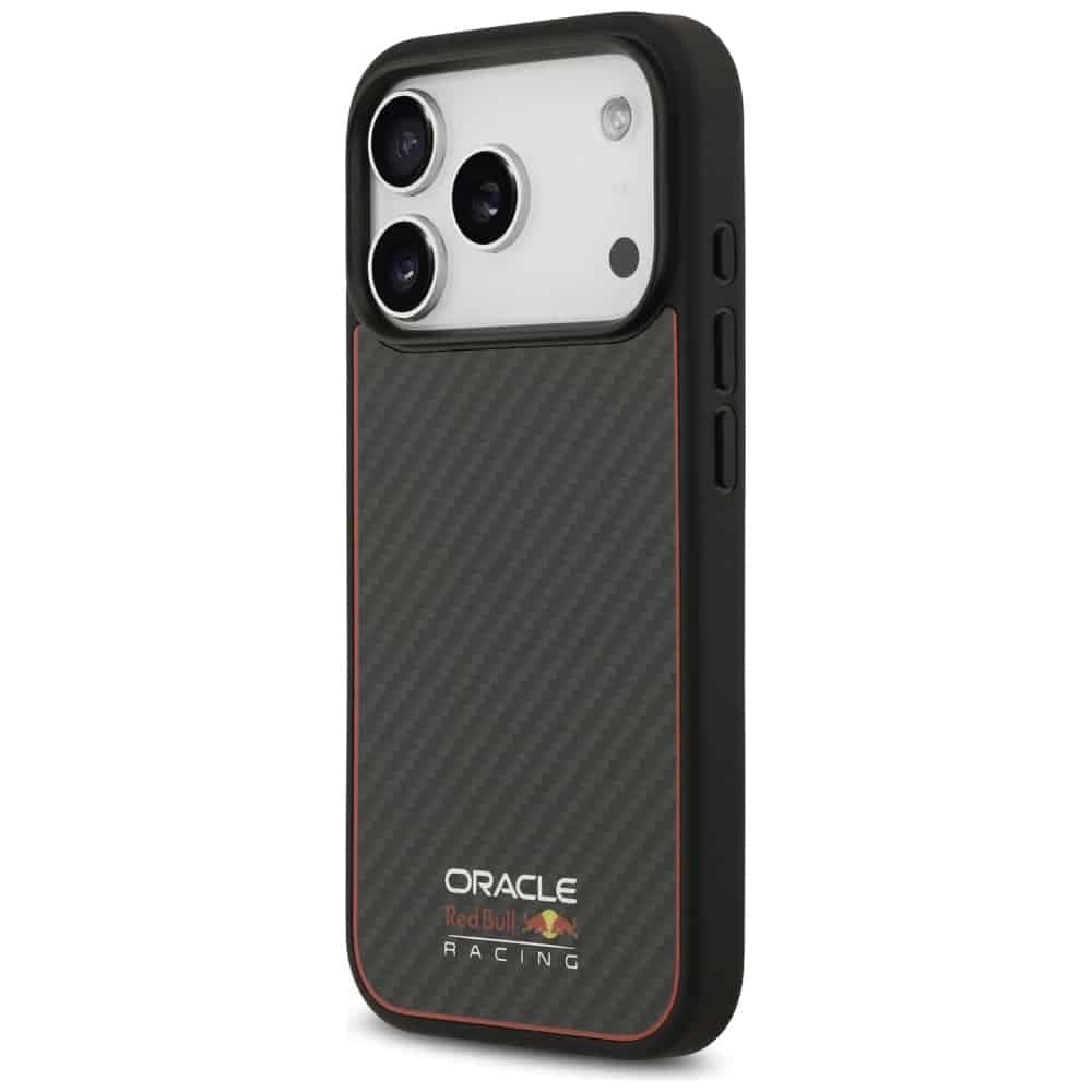 Red Bull Kevlar Logo Matt MagSafe - θήκη για Apple iPhone 17 Pro - Μαύρο 2