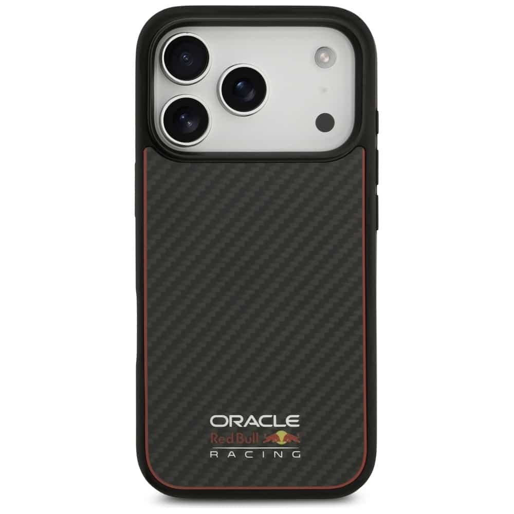 Red Bull Kevlar Logo Matt MagSafe - θήκη για Apple iPhone 17 Pro - Μαύρο 3