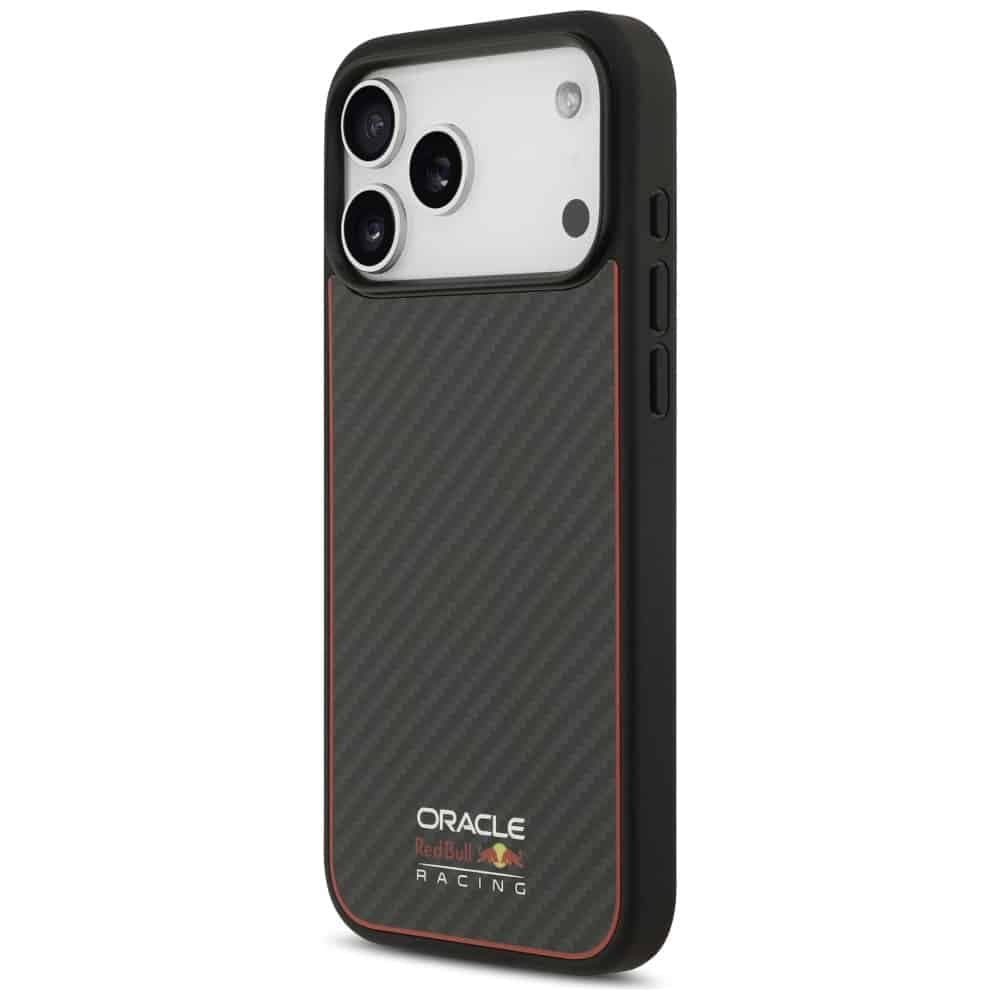 Red Bull Kevlar Logo Matt MagSafe - θήκη για Apple iPhone 17 Pro Max - Μαύρο 2