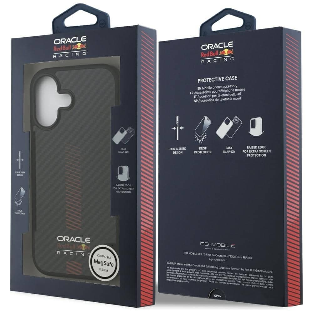 Red Bull Kevlar Powerbar MagSafe - θήκη για Apple iPhone 17 - Μαύρο 8