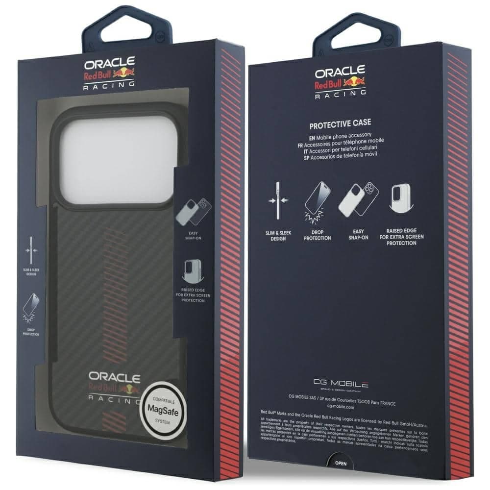 Red Bull Kevlar Powerbar MagSafe - θήκη για Apple iPhone 17 Pro - Μαύρο 8
