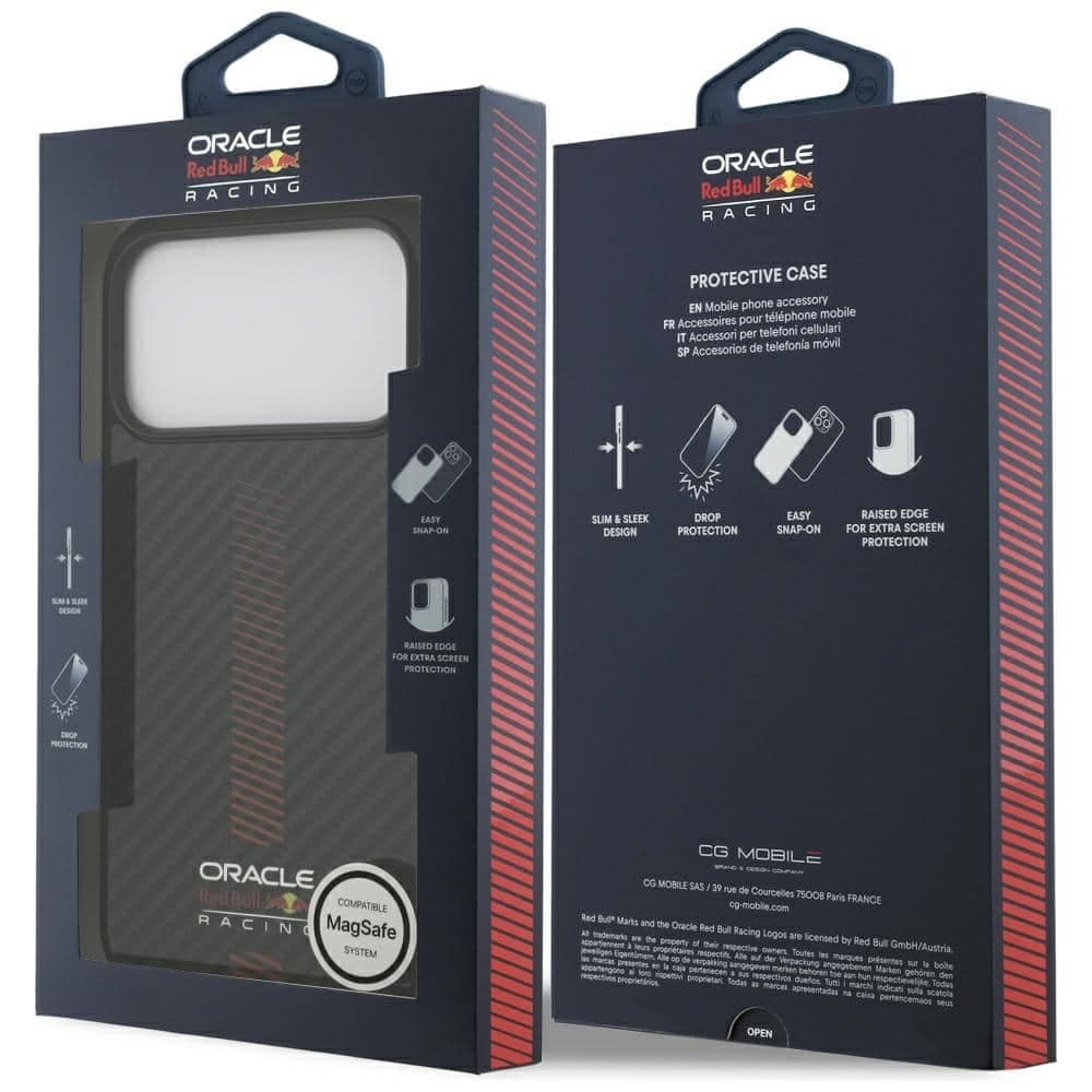 Red Bull Kevlar Powerbar MagSafe - θήκη για Apple iPhone 17 Pro Max - Μαύρο 8