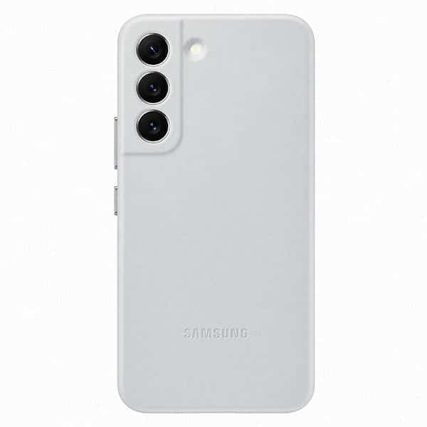 Samsung Leather Cover - θήκη για Samsung Galaxy S22 5G - Γκρι