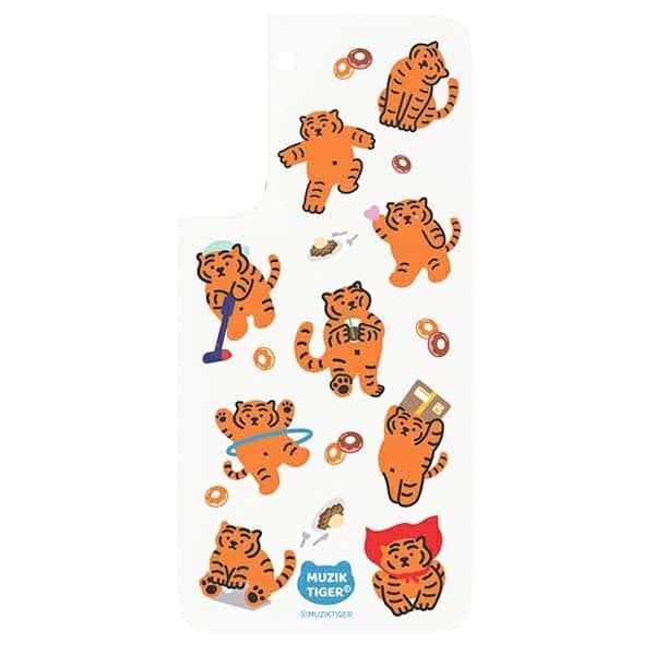 Πάνελ Samsung GP-TOU021HONOW για κάλυμμα πλαισίου για Galaxy S22 Muzik Tiger λευκό