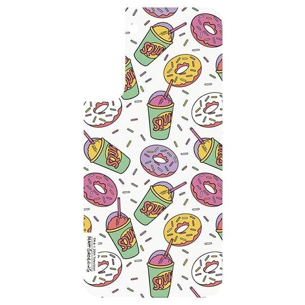 Πάνελ Samsung GP-TOU021HOOPW για κάλυμμα πλαισίου για Galaxy S22+ Simpsons Donut λευκό
