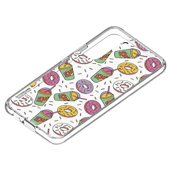 Πάνελ Samsung GP-TOU021HOOPW για κάλυμμα πλαισίου για Galaxy S22+ Simpsons Donut λευκό 2
