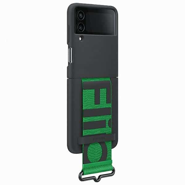 Λουράκι σιλικόνης Etui Samsung EF-GF721BEGWW Z Flip 4czarny/μαύρο 3