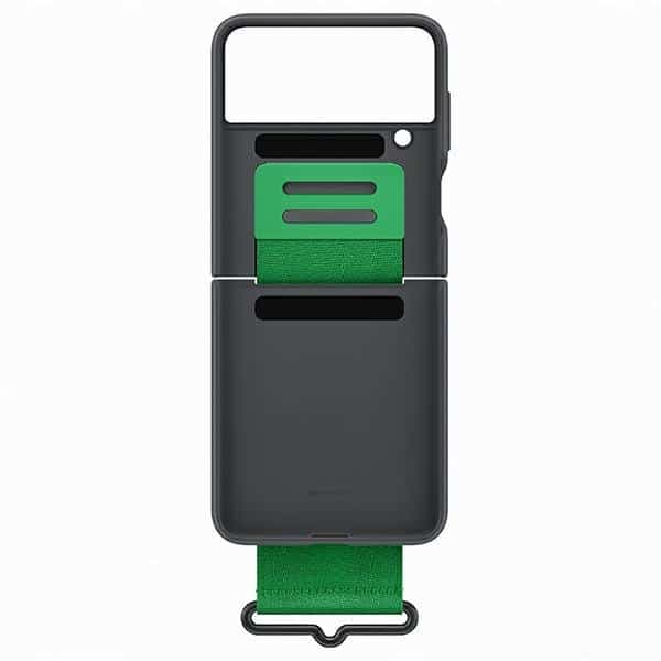 Λουράκι σιλικόνης Etui Samsung EF-GF721BEGWW Z Flip 4czarny/μαύρο 4
