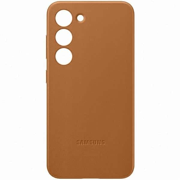 Samsung Θήκη από Δέρμα - θήκη για Samsung Galaxy S23+ - Καφέ 2