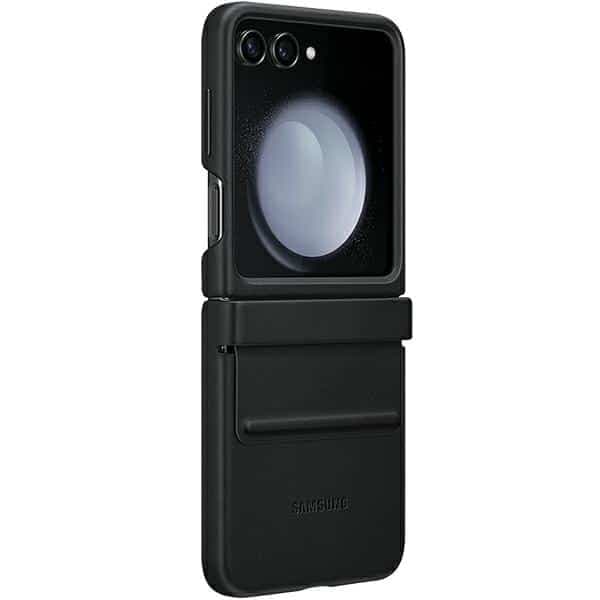Samsung Flap Eco-Leather - θήκη για Samsung Galaxy Z Flip5 - Μαύρο 2