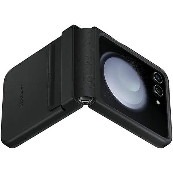 Samsung Flap Eco-Leather - θήκη για Samsung Galaxy Z Flip5 - Μαύρο 3