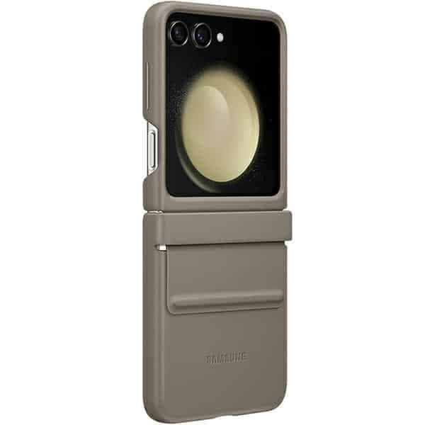 Samsung Flap Eco-Leather - θήκη για Samsung Galaxy Z Flip5 - Μαύρο 2