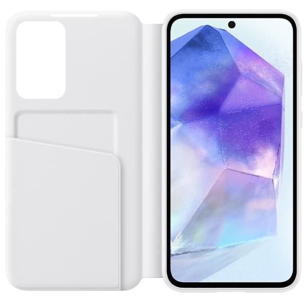 Samsung Smart View Wallet - θήκη για Samsung Galaxy A55 - Λευκό 3