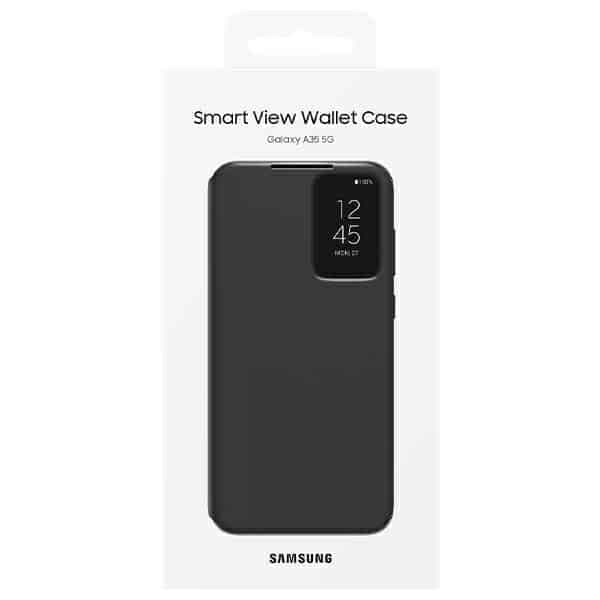 Samsung Smart View Wallet - θήκη για Samsung Galaxy A35 - Μαύρο 6