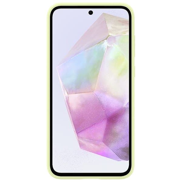 Θήκη σιλικόνης για Samsung EF-PA356TMEGWW A35 5G A356 σε χρώμα λάιμ 3