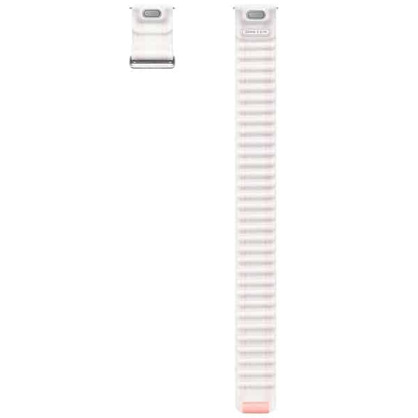 Υφασμάτινο λουράκι Samsung ET-SVL30SWEGEU για ρολόι 7 / 6 / 5 / 4 20mm S/M ροζ-λευκό 2