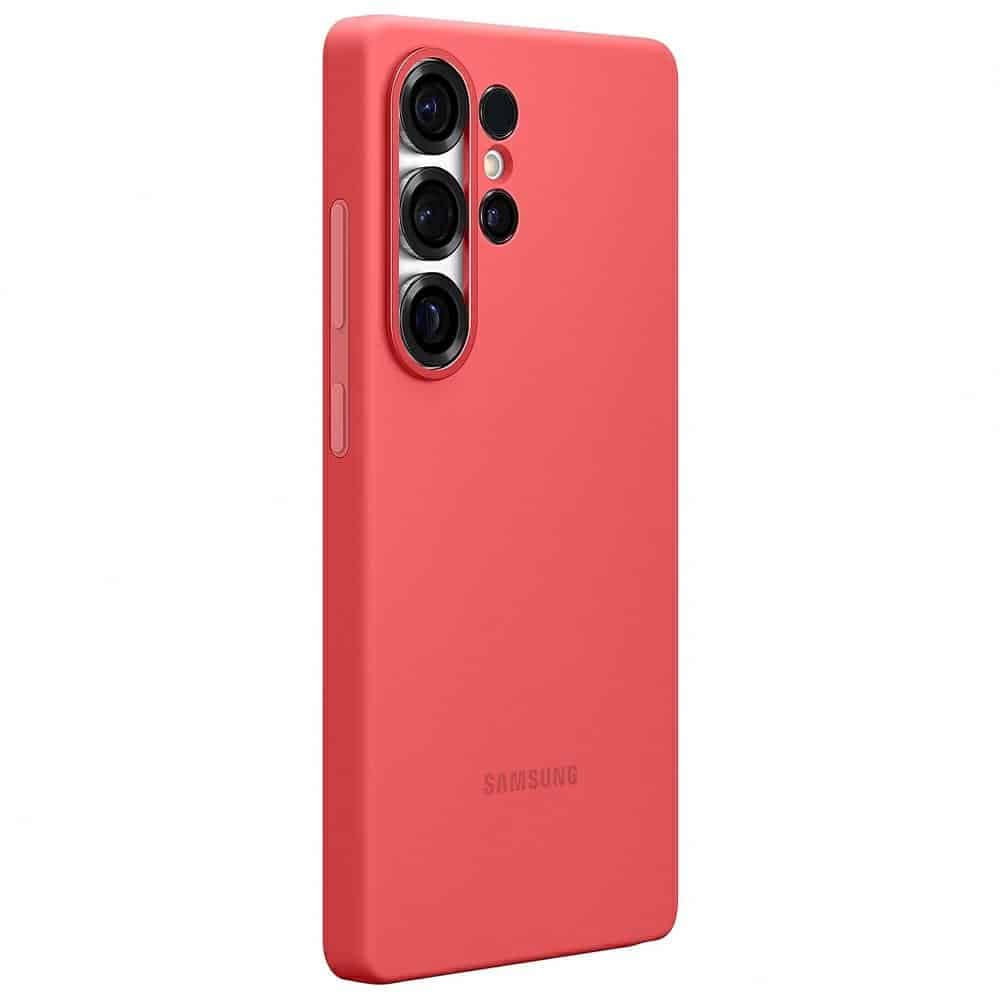 Samsung Σιλικόνη Θήκη - θήκη για Samsung Galaxy S25 Ultra - Κόκκινο 3