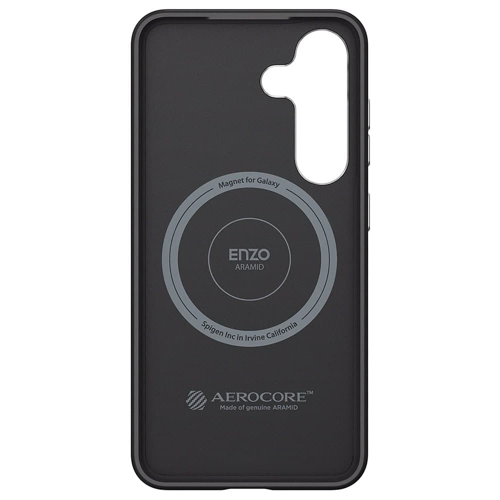 Spigen Enzo Aramid Magnet - θήκη για Samsung Galaxy S25 - Μαύρο 2