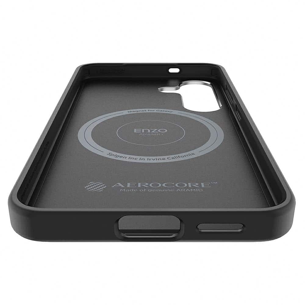 Spigen Enzo Aramid Magnet - θήκη για Samsung Galaxy S25 - Μαύρο 6