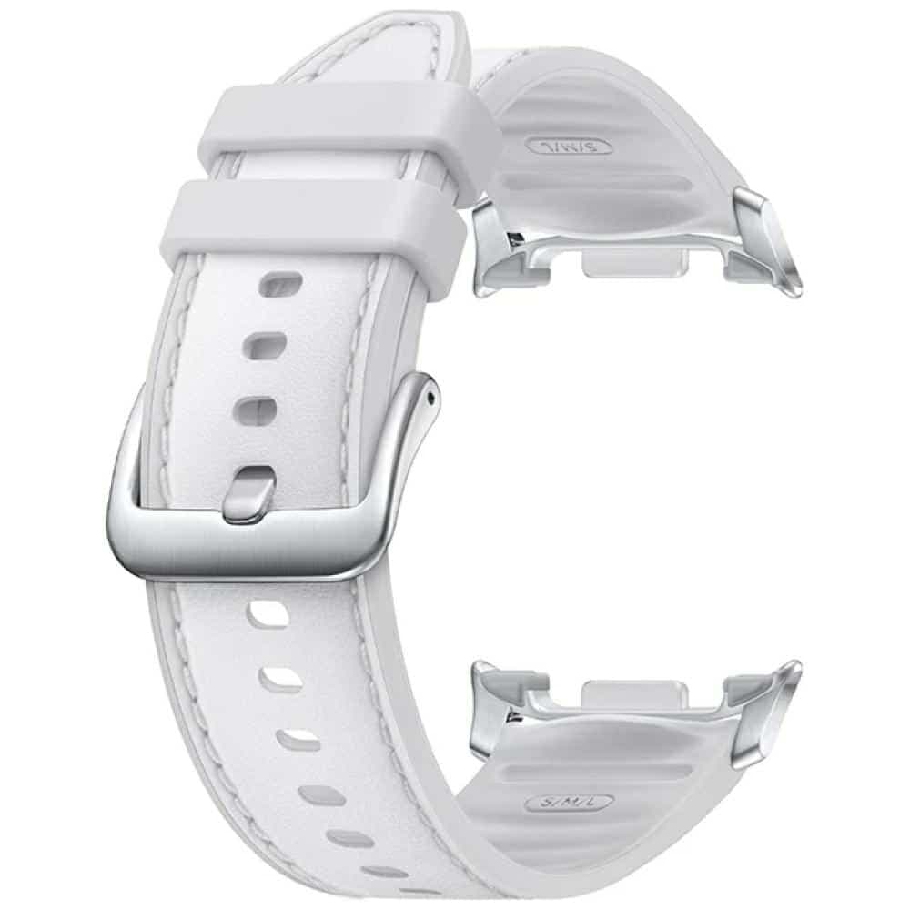 Λουράκι Samsung Hybrid για Galaxy Watch8 Classic (S/M/L) λευκό 3