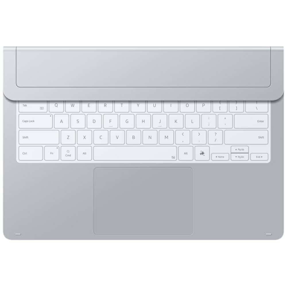 Λεπτό πληκτρολόγιο Samsung Book Cover για Galaxy Tab S11 Ultra Pro, ασημί 2