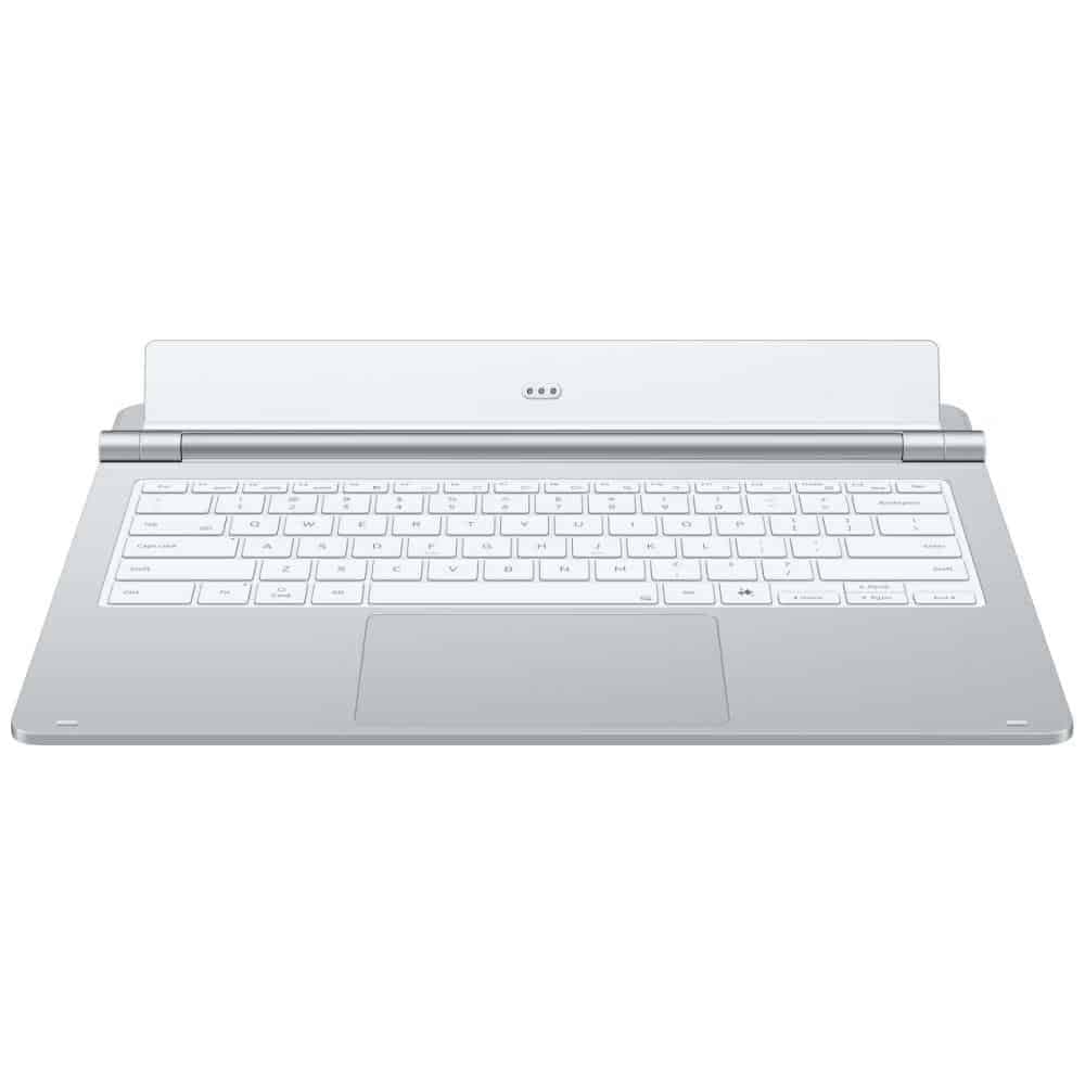 Λεπτό πληκτρολόγιο Samsung Book Cover για Galaxy Tab S11 Ultra Pro, ασημί