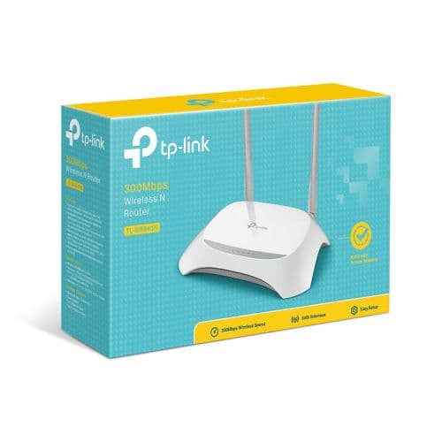 Δρομολογητής Wi-Fi TP-Link TL-WR840N, 300Mbps, LAN/WAN, 802.11n, Λευκό EU