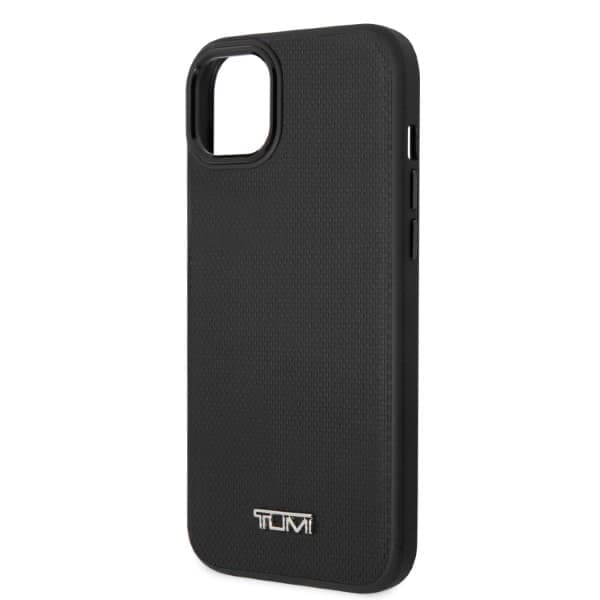 Tumi MagSafe Δερμάτινη Θήκη Ballistic Pattern - θήκη για Apple iPhone 14 / 15 13 - Μαύρο 6