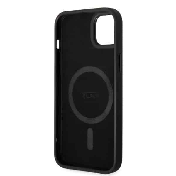 Tumi MagSafe Δερμάτινη Θήκη Ballistic Pattern - θήκη για Apple iPhone 14 / 15 13 - Μαύρο 7