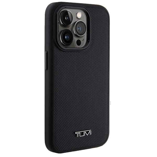 Tumi Μοτίβο Δέρματος Ballistic MagSafe - θήκη για Apple iPhone 15 Pro - Μαύρο 4