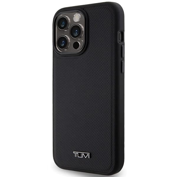 Tumi Δέρμα Ballistic Pattern MagSafe - θήκη για Apple iPhone 15 Pro Max - Μαύρο 2