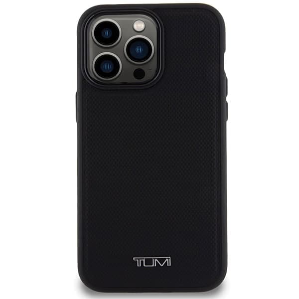Tumi Δέρμα Ballistic Pattern MagSafe - θήκη για Apple iPhone 15 Pro Max - Μαύρο 3