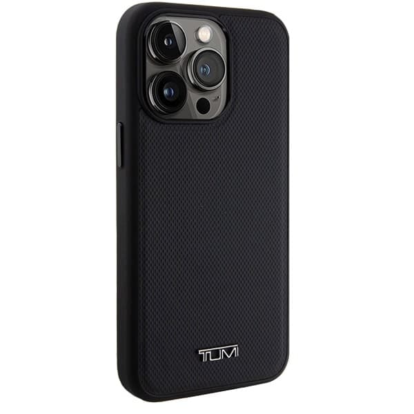 Tumi Δέρμα Ballistic Pattern MagSafe - θήκη για Apple iPhone 15 Pro Max - Μαύρο 4