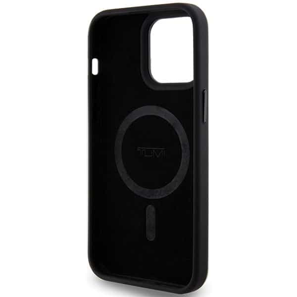 Tumi Δέρμα Ballistic Pattern MagSafe - θήκη για Apple iPhone 15 Pro Max - Μαύρο 7
