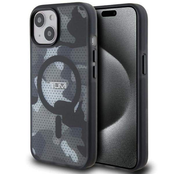 Tumi Frosted Camo Print MagSafe - θήκη για Apple iPhone 15 / 14 13 - Μαύρο