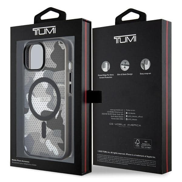 Tumi Frosted Camo Print MagSafe - θήκη για Apple iPhone 15 / 14 13 - Μαύρο 8