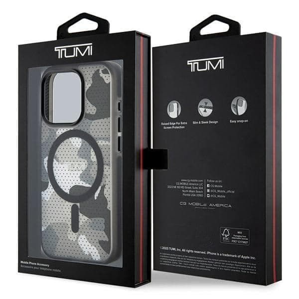 Tumi Frosted Camo Print MagSafe - θήκη για Apple iPhone 15 Pro Max - Μαύρο 8