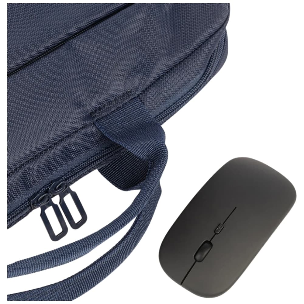 Σετ Tucano Borsa Idea: Τσάντα φορητού υπολογιστή 15,6" + ποντίκι σε μπλε χρώμα 2
