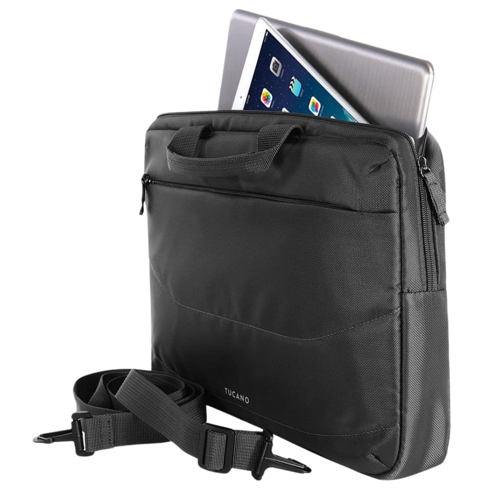 Σετ Tucano Borsa Idea: Τσάντα φορητού υπολογιστή 13,3"/14" + ποντίκι μαύρο 3