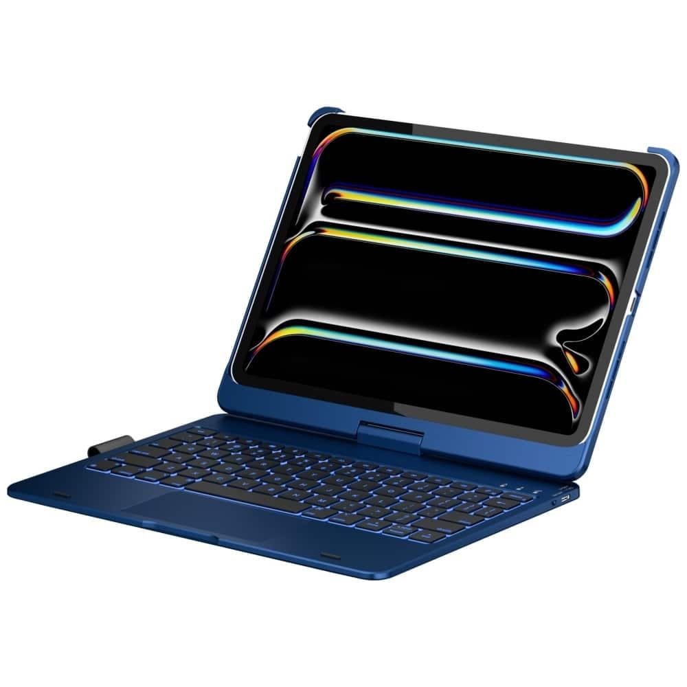 UNBRANDED Flexbook Touch - θήκη για Apple iPad Air 11 (2024) / (2025) - Μπλε 6