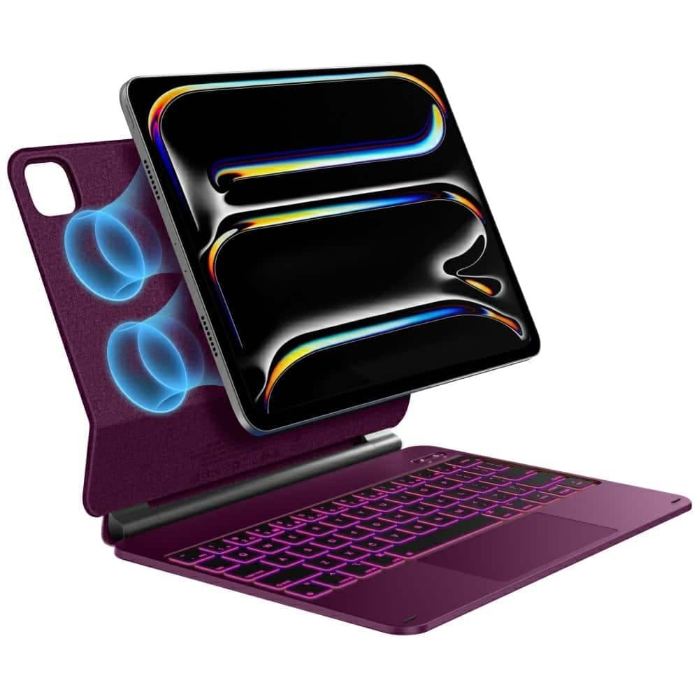 Θήκη πληκτρολογίου Typecase Edge για iPad Pro 11" (2024/2025) - Raspberry