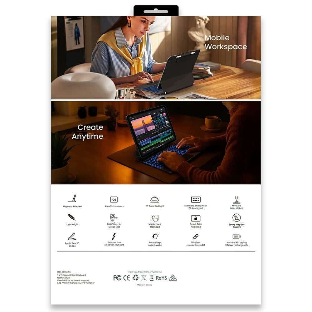 Typecase Typecase Edge - θήκη για Apple iPad Air 13 (2024) / (2025) - Μπλε 22