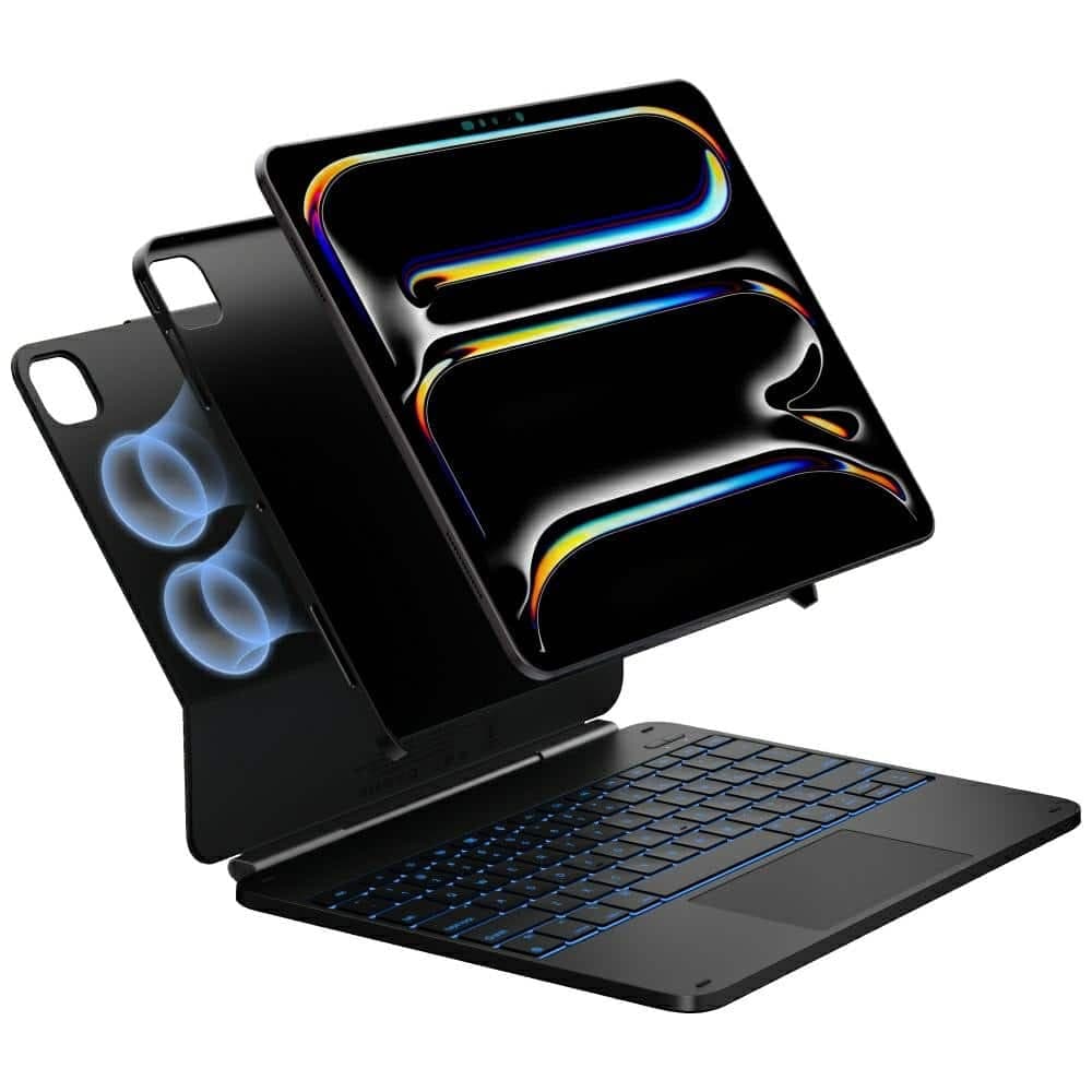 Θήκη Typecase Edge+ με πληκτρολόγιο για iPad Air 13" 2024/2025 μαύρη