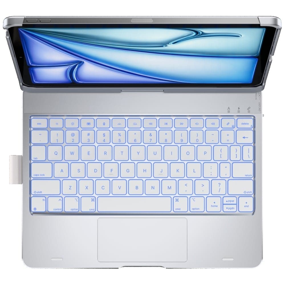 Typecase Flexbook Touch - θήκη για Apple iPad Air 11 (2024) / (2025) - Ασημί 12