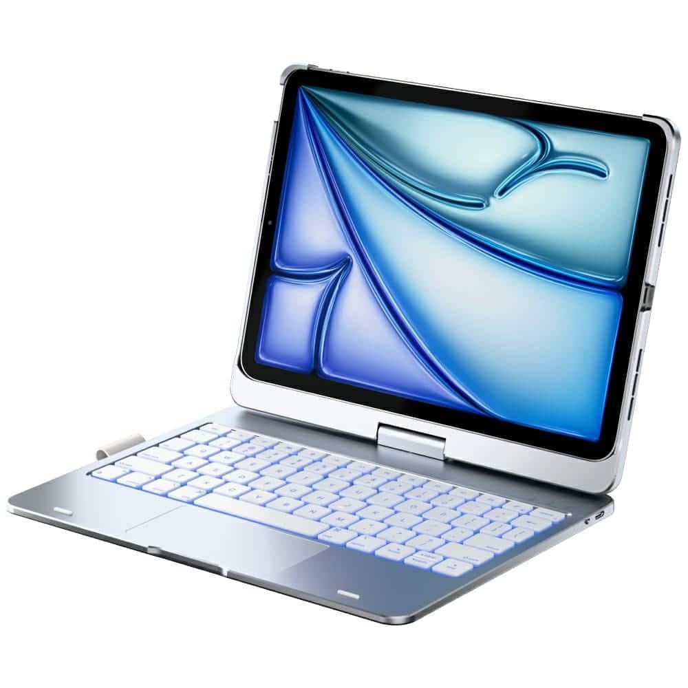 Typecase Flexbook Touch - θήκη για Apple iPad Air 11 (2024) / (2025) - Ασημί 15