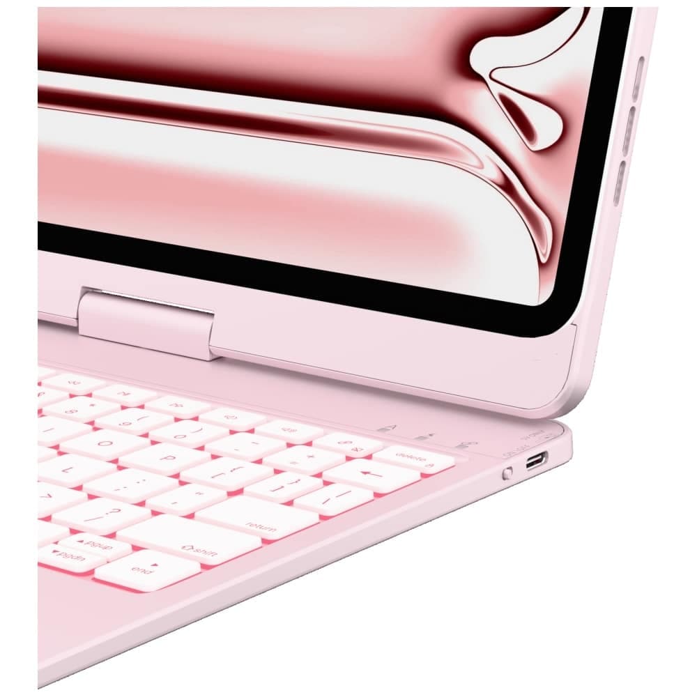 Typecase Flexbook Touch - θήκη με πληκτρολόγιο για Apple iPad Pro 11 (2024) / (2025) - Ροζ 13