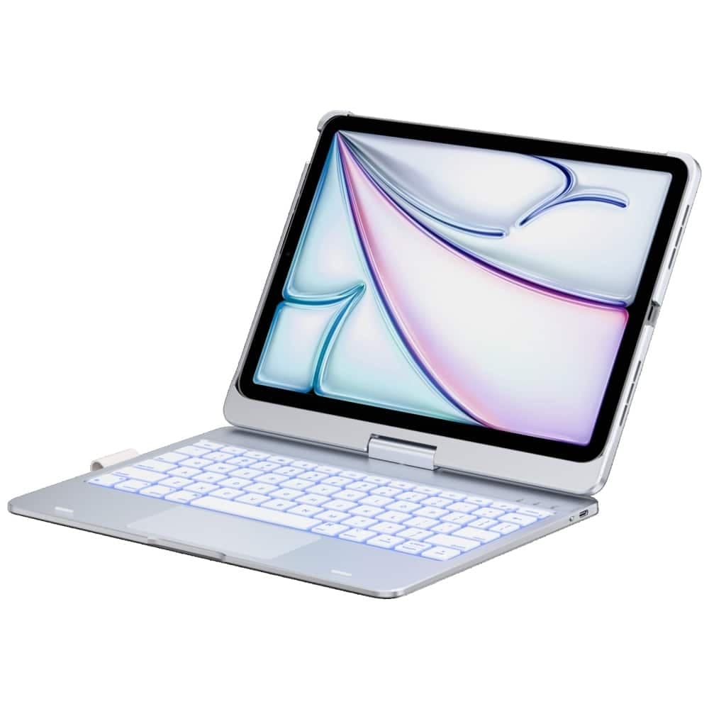 Θήκη Typecase Flexbook Touch με πληκτρολόγιο για iPad Air 11" M2 2024 / M3 2025 / M4 2026 ασημί