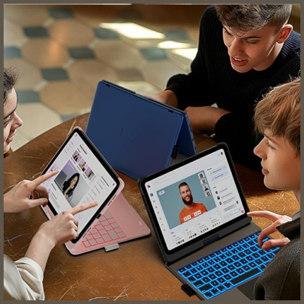 Typecase Flexbook Touch - θήκη με πληκτρολόγιο για Apple iPad Air 13 (2024) / (2025) (2026) - Μωβ 10