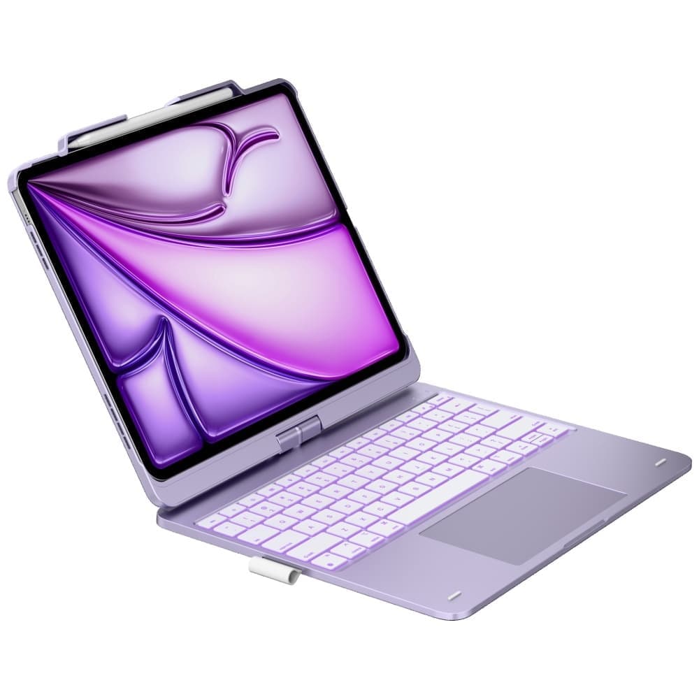 Typecase Flexbook Touch - θήκη με πληκτρολόγιο για Apple iPad Air 13 (2024) / (2025) (2026) - Μωβ 2