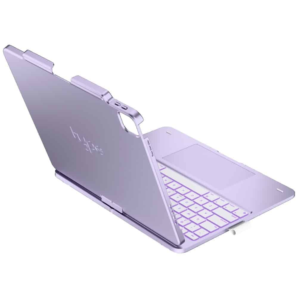 Typecase Flexbook Touch - θήκη με πληκτρολόγιο για Apple iPad Air 13 (2024) / (2025) (2026) - Μωβ 4